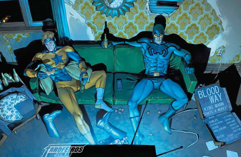 Outra Semana nos Quadrinhos #4 - Heróis em Crise - Gladiador Dourado - Besouro Azul - Blog Farofeiros
