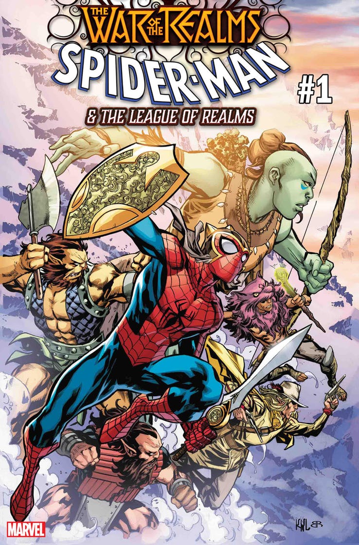 Guerra dos Reinos - War of the Realms - Spider-Man & The Leagueof Realms - Homem Aranha - Blog Farofeiros