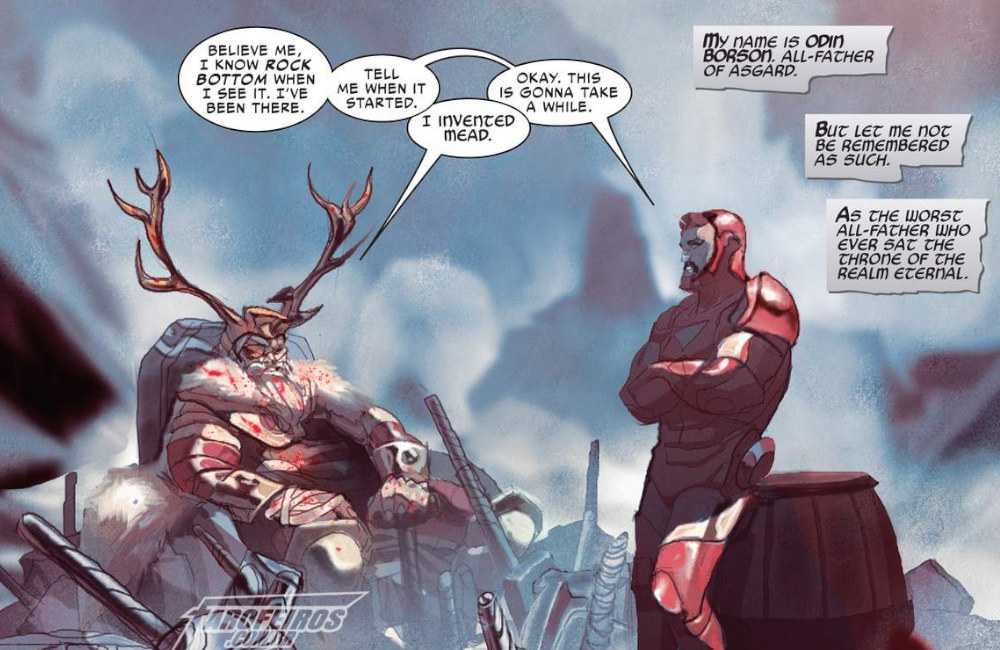 Outra Semana nos Quadrinhos #6 - Thor #10 - Odin - Homem de Ferro - Blog Farofeiros