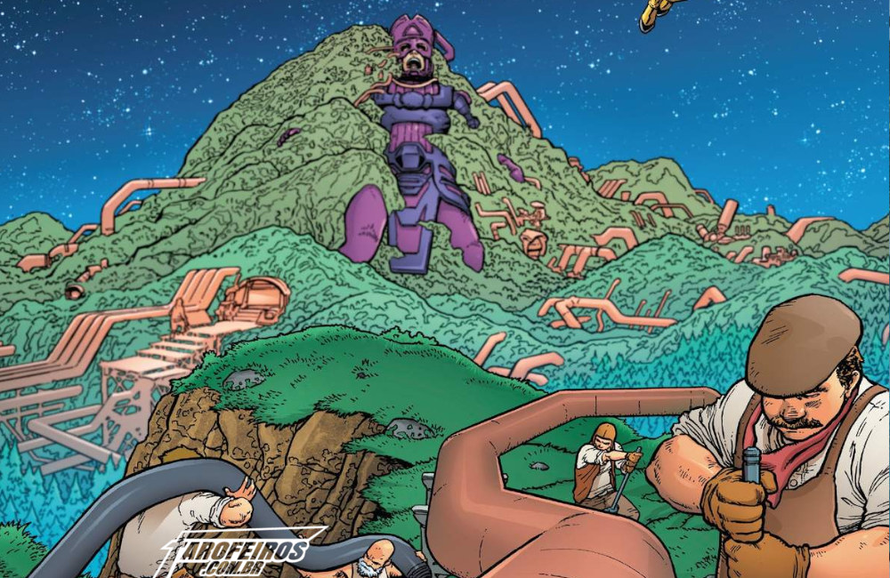 Outra Semana nos Quadrinhos #10 - Fantastic Four #8 - Quarteto Fantástico - Galactus - Blog Farofeiros