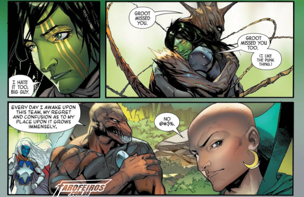 Outra Semana nos Quadrinhos #13 - Guardians of the Galaxy #4 - Groot punk - Gamora - Bill Raio Beta - Blog Farofeiros