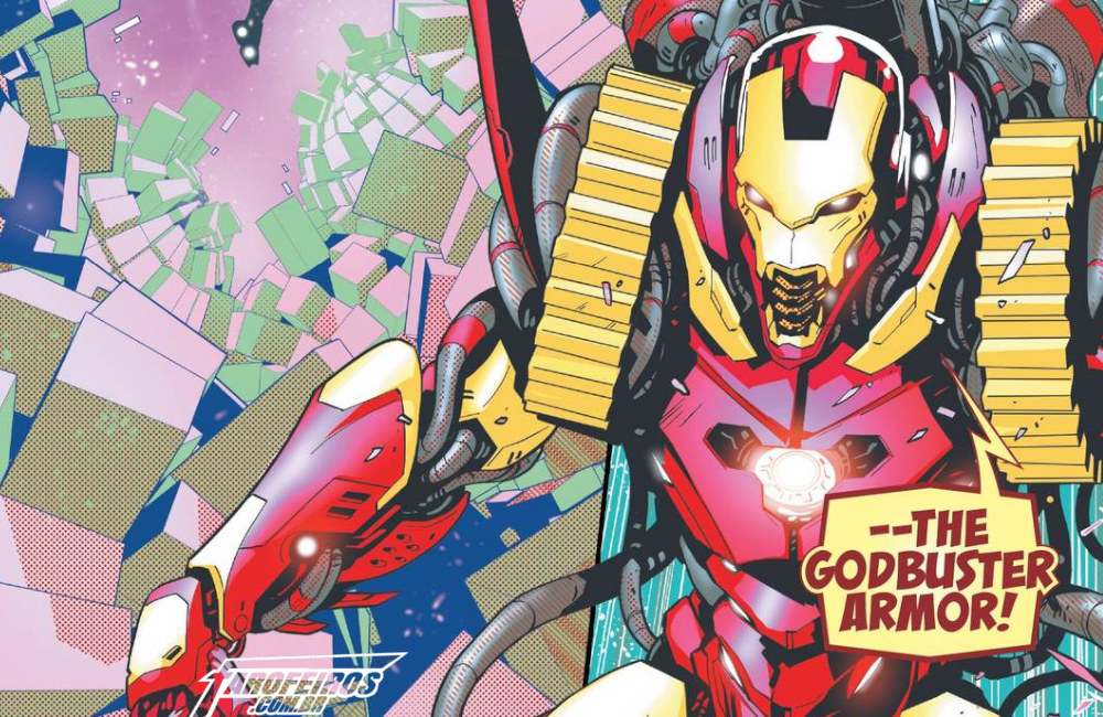 Outra Semana nos Quadrinhos #13 - Tony Stark - Iron Man #10 - Homem de Ferro - Godbuster Armor - Blog Farofeiros