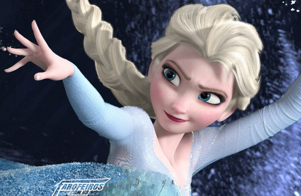 A mulher de azul - Elsa - Frozen - Blog Farofeiros