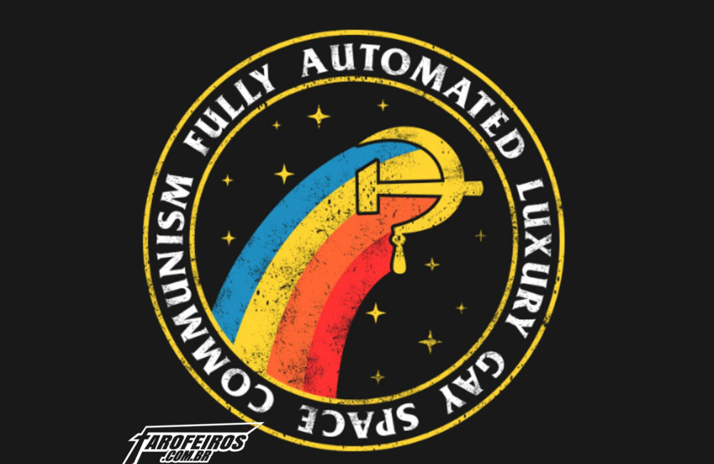 Comunismo luxuoso totalmente automatizado gay espacial - Fully Automated Luxury Gay Space Communism - Logo - Blog Farofeiros
