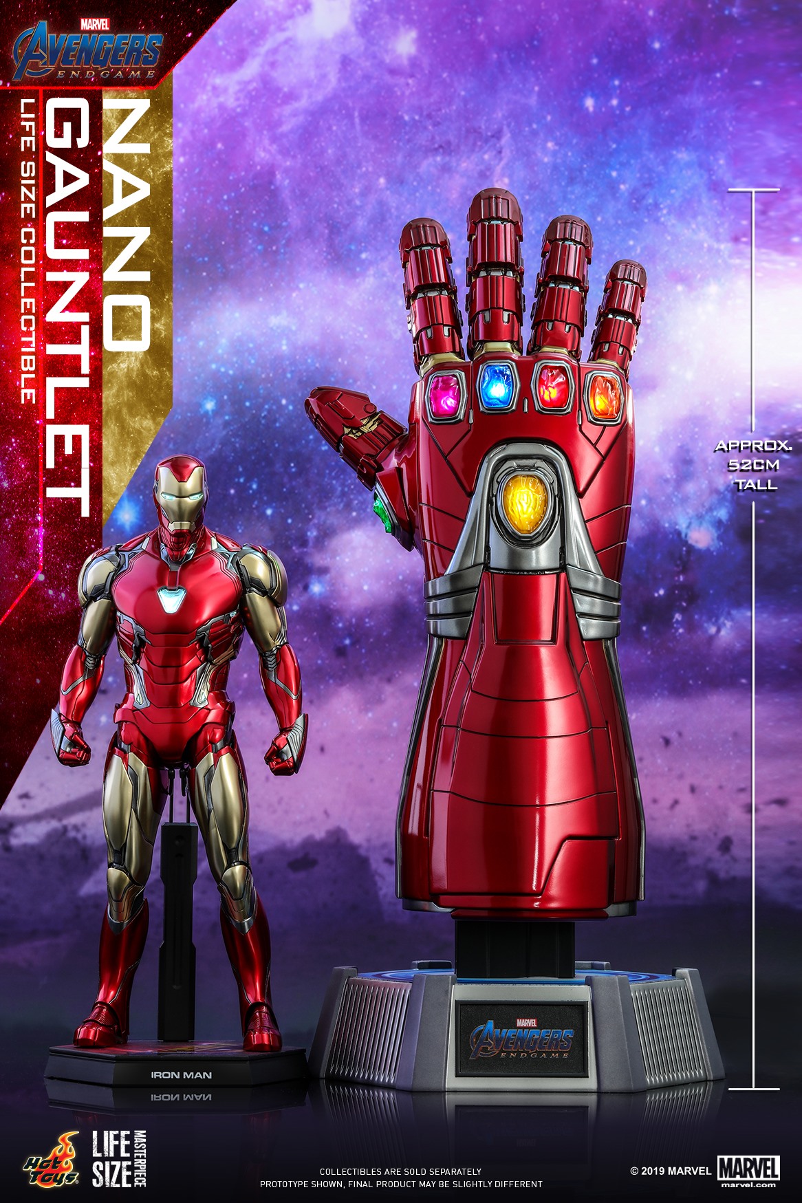 Nano Gauntlet - Manopla de Tony Stark - Vingadores - Ultimato - Tamanho real - Blog Farofeiros