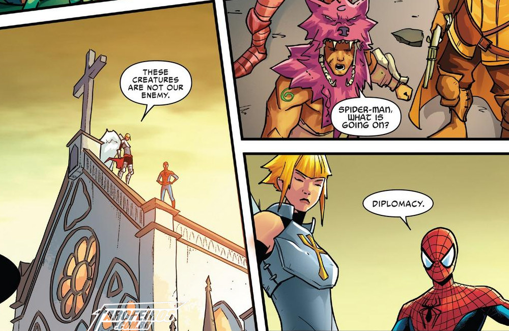 Outra Semana nos Quadrinhos #17 - Spider Man and The League of Realms #1 - Guerra dos Reinos - Homem Aranha - Blog Farofeiros