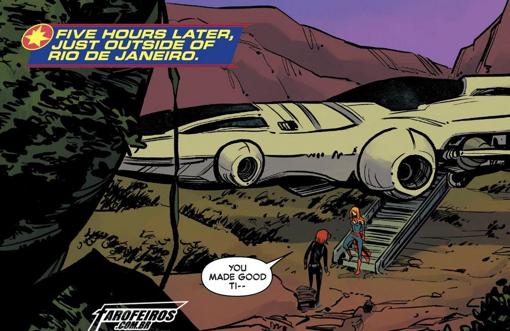Outra Semana nos Quadrinhos #19 - Captain Marvel #6 - Capitã Marvel - Viúva Negra - Rio de Janeiro - Blog Farofeiros