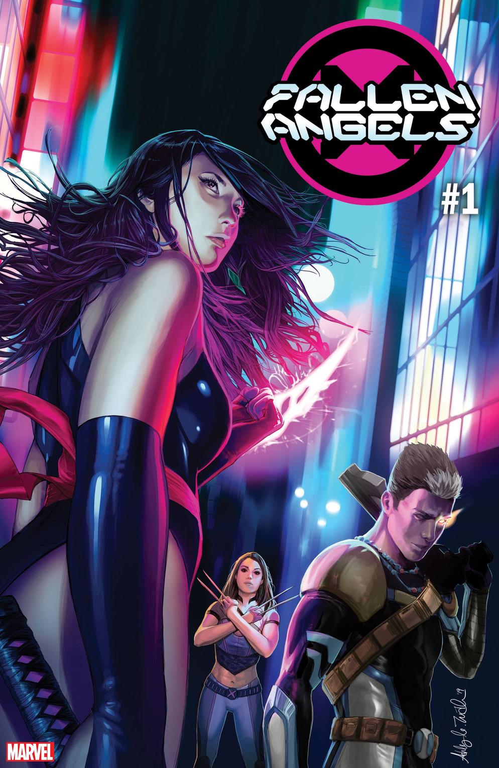 Marvel Comics na SDCC 2019 - X-Men - Fallen Angels #1 - Anjos Caídos - Blog Farofeiros