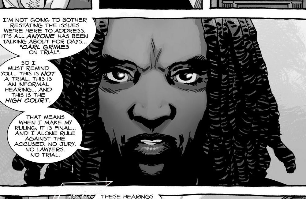 O fim de The Walking Dead - Blog Farofeiros - The Walking Dead #193 - Michonne - Juíza Hawthorne