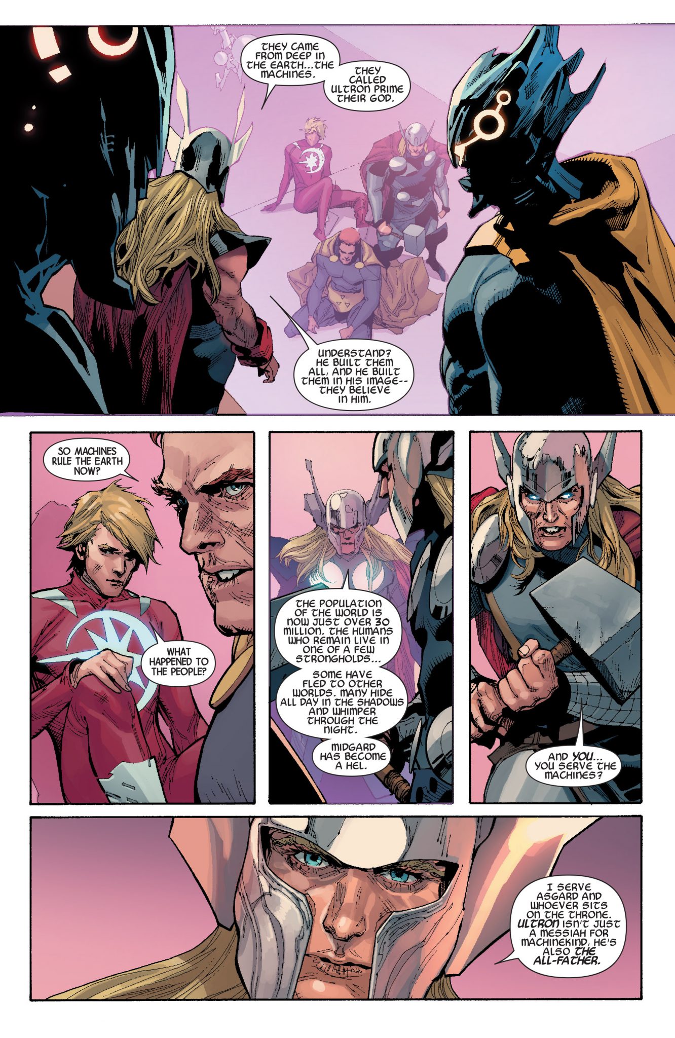 Detalhes de Powers of X - Poderes dos X - Avengers Vol 5 #31 - Thor do futuro fala sobre Ultron o Pai de Todos - Blog Farofeiros