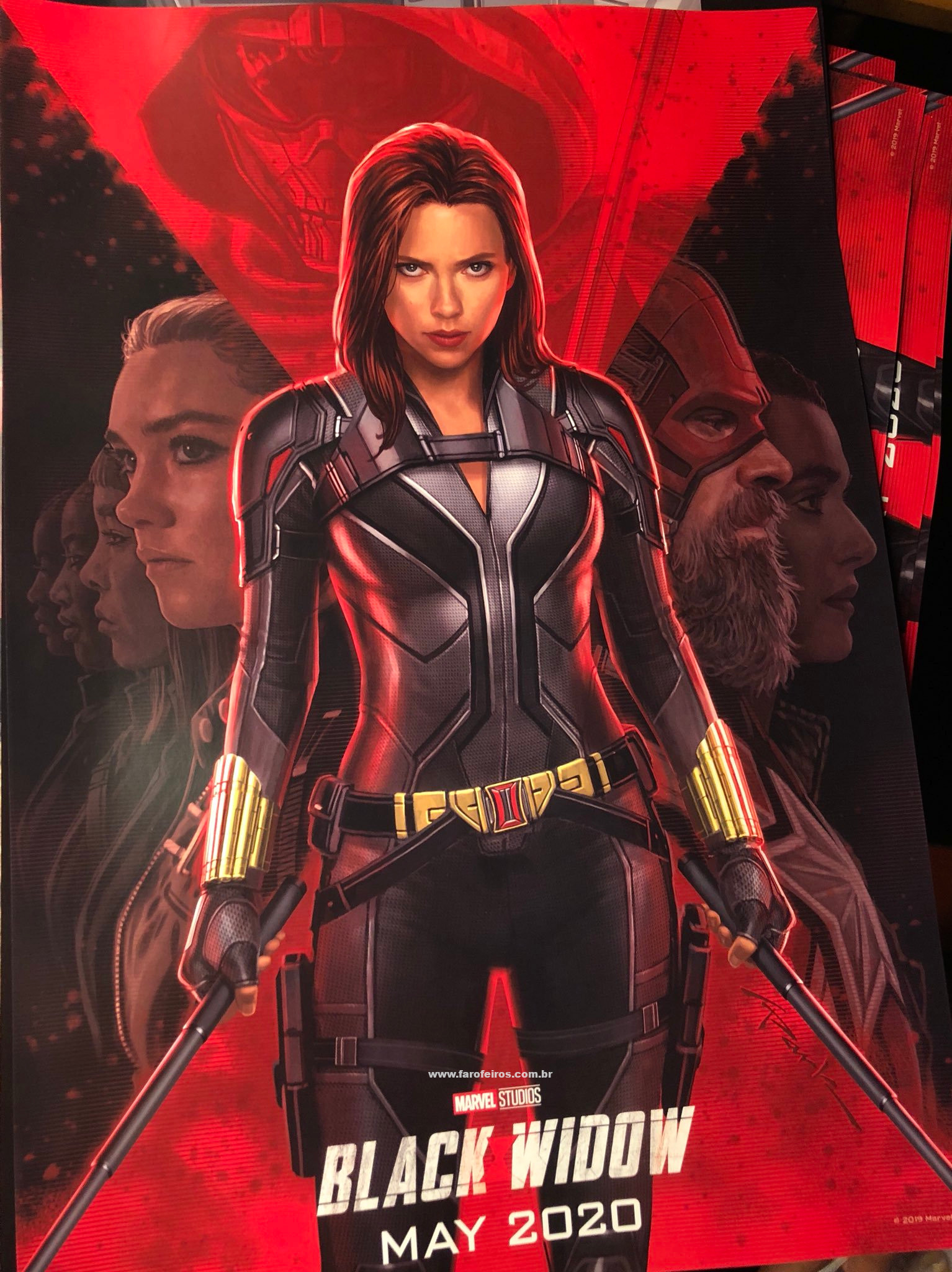 Viúva Negra - Poster oficial - Novidades dos filmes da Marvel Studios na D23 Expo 2019 - Blog Farofeiros
