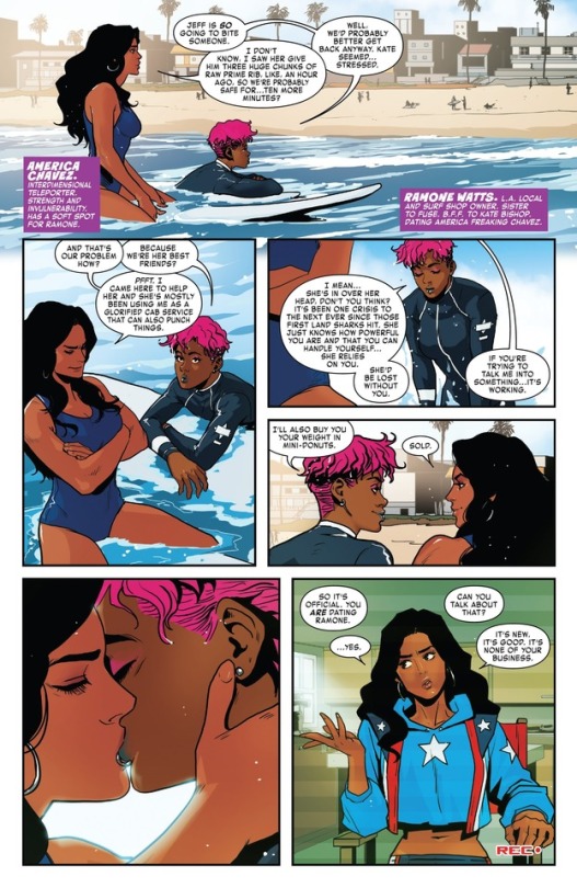 America Chavez - Alloy - Marvel Comics - Beijo gay nas histórias em quadrinhos - Blog Farofeiros