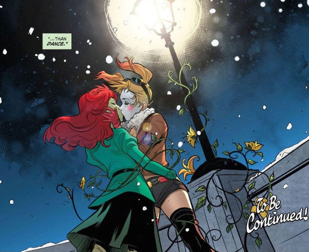 Arlequina e Hera Venenosa - DC Comics - Beijo gay nas histórias em quadrinhos - Blog Farofeiros