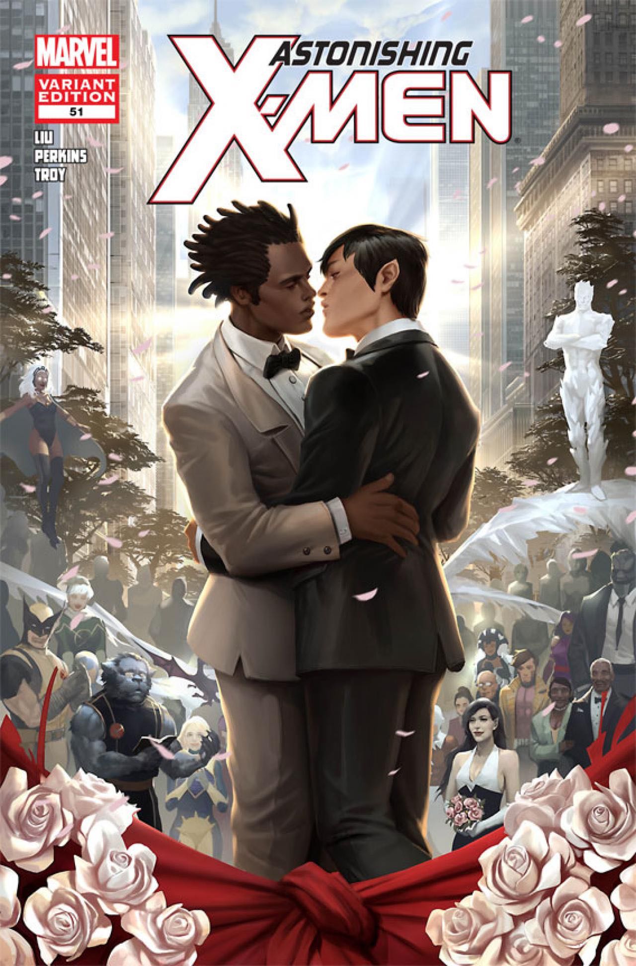 Casamento Estrela Polar 3 - X-Men - Marvel Comics - Beijo gay nas histórias em quadrinhos - Blog Farofeiros