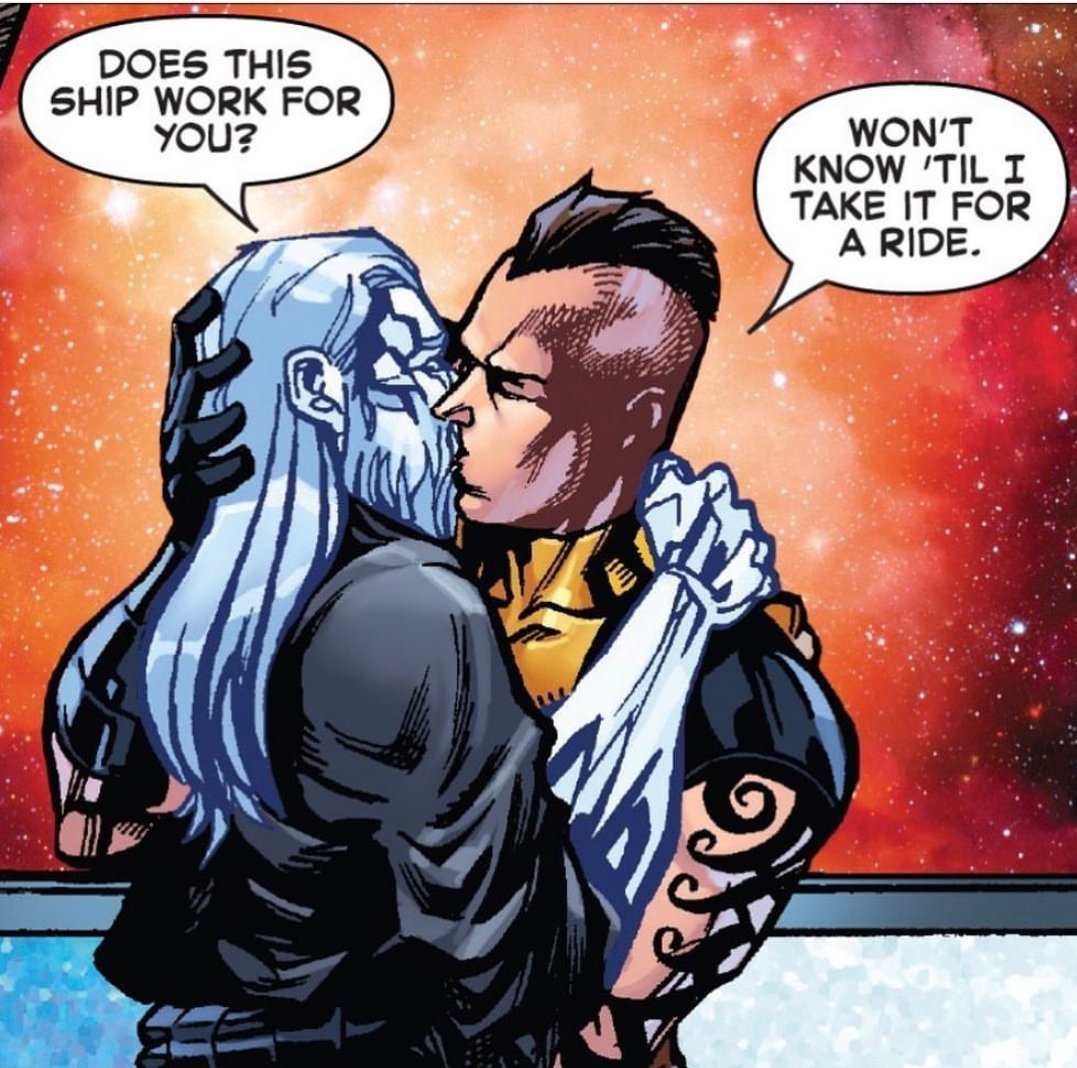 Homem de Gelo velho e Daken - Marvel Comics - Beijo gay nas histórias em quadrinhos - Blog Farofeiros