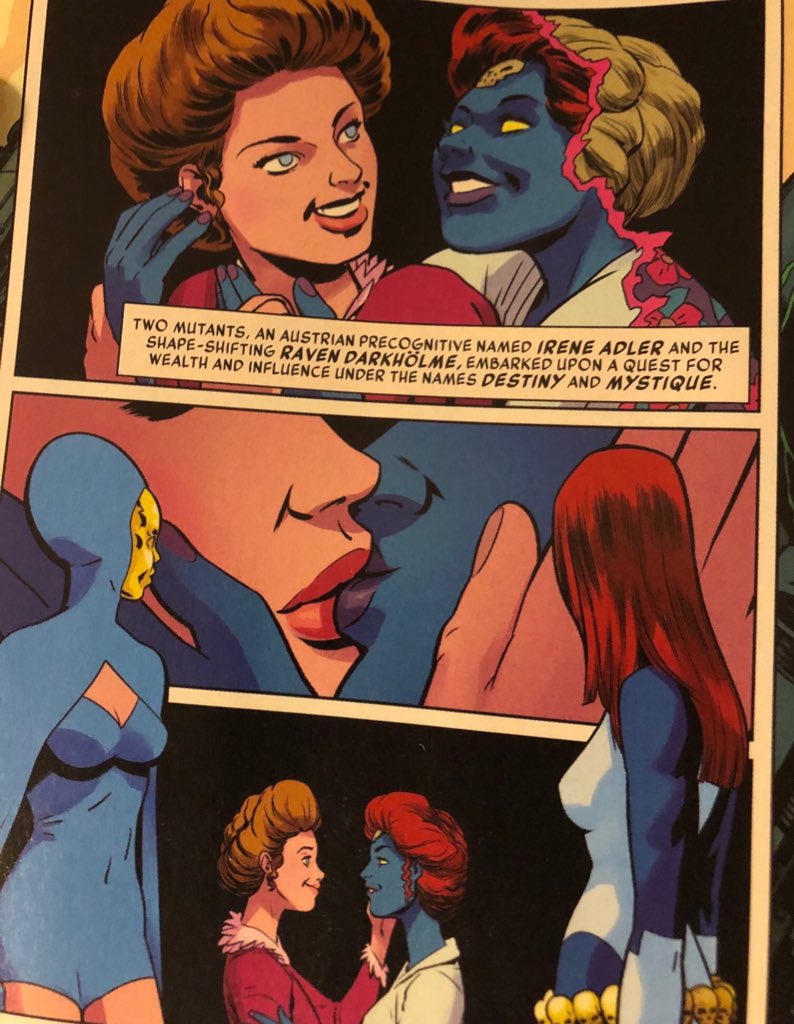 Mística e Sina - X-Men - Marvel Comics - Beijo gay nas histórias em quadrinhos - Blog Farofeiros