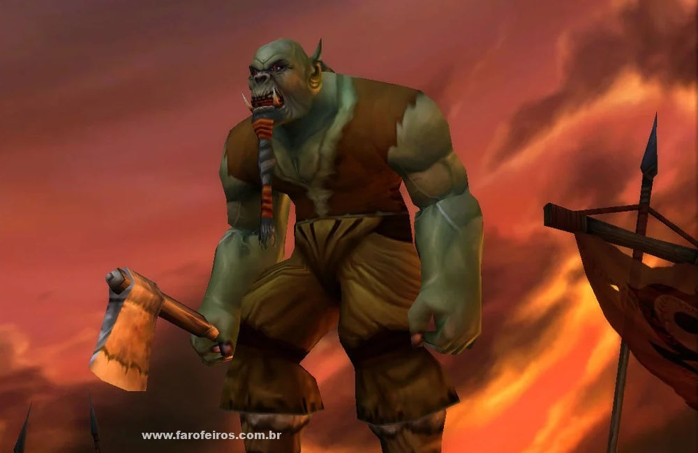 Orc - World Of Warcraft Classic aumentou o número de assinantes do jogo - Blizzard - WoW Classic - Blog Farofeiros
