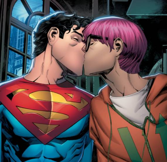 Superman beijo gay - Bissexual - DC Comics - Tom Taylor - Blog Farofeiros