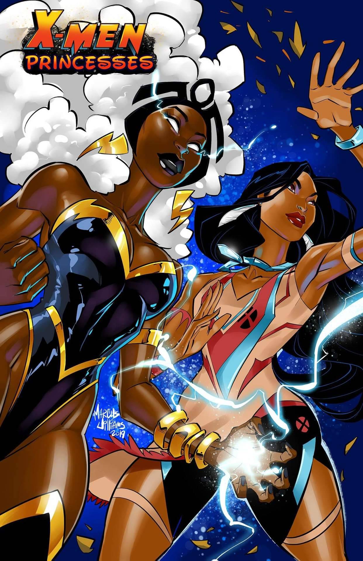 Tempestadde - Pocahontas - Quando X-Men e Princesas Disney se encontram - MarcusTheVisual - Blog Farofeiros