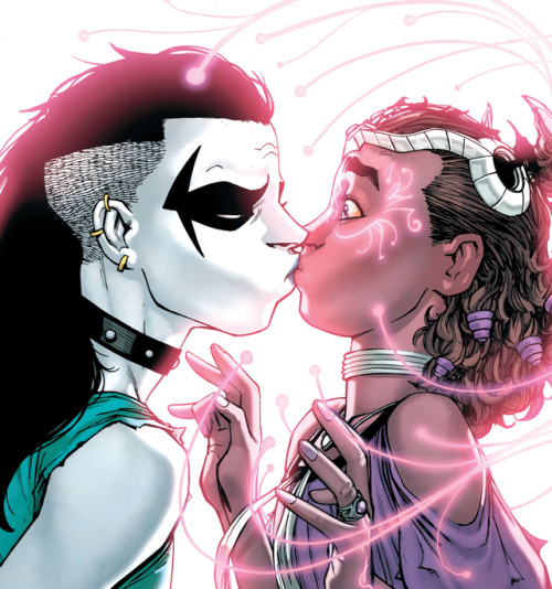 Xiomara Rojas - Filha do Lobo - DC Comics - Beijo gay nas histórias em quadrinhos - Blog Farofeiros