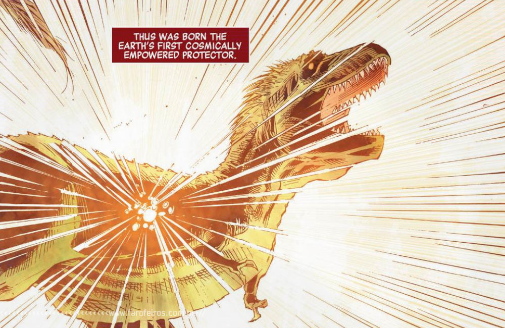 O primeiro super herói da Marvel foi um dinossauro - Vingadores - Estigma - Avengers #26 - Blog Farofeiros - 0