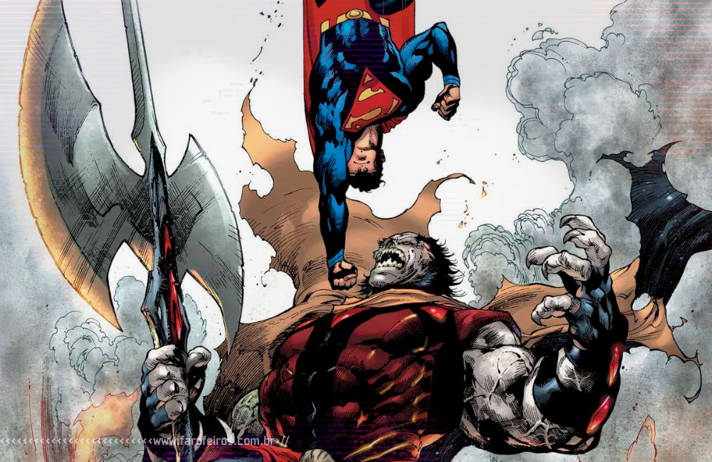Superboy na Legião de Super Heróis - Rogol Zaar vs Superman - DC Comics - Blog Farofeiros