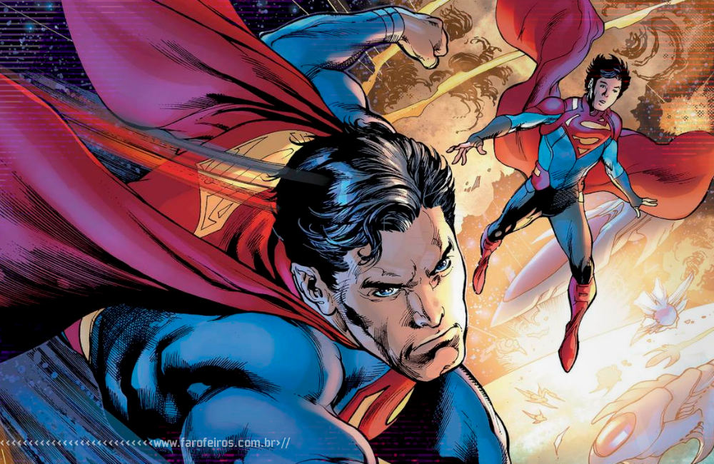 Superboy na Legião de Super Heróis - Superman e Jon Kent - DC Comics - Blog Farofeiros
