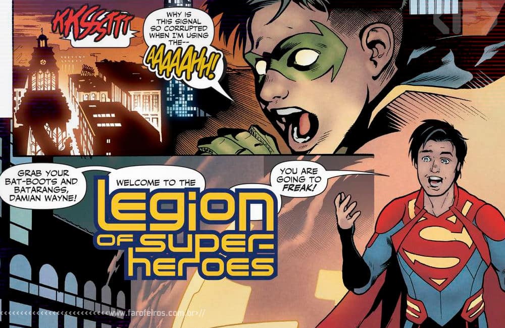 Outra Semana nos Quadrinhos #22 - Legion of Super Heroes #2 -Superboy recruta Robin - Blog Farofeiros