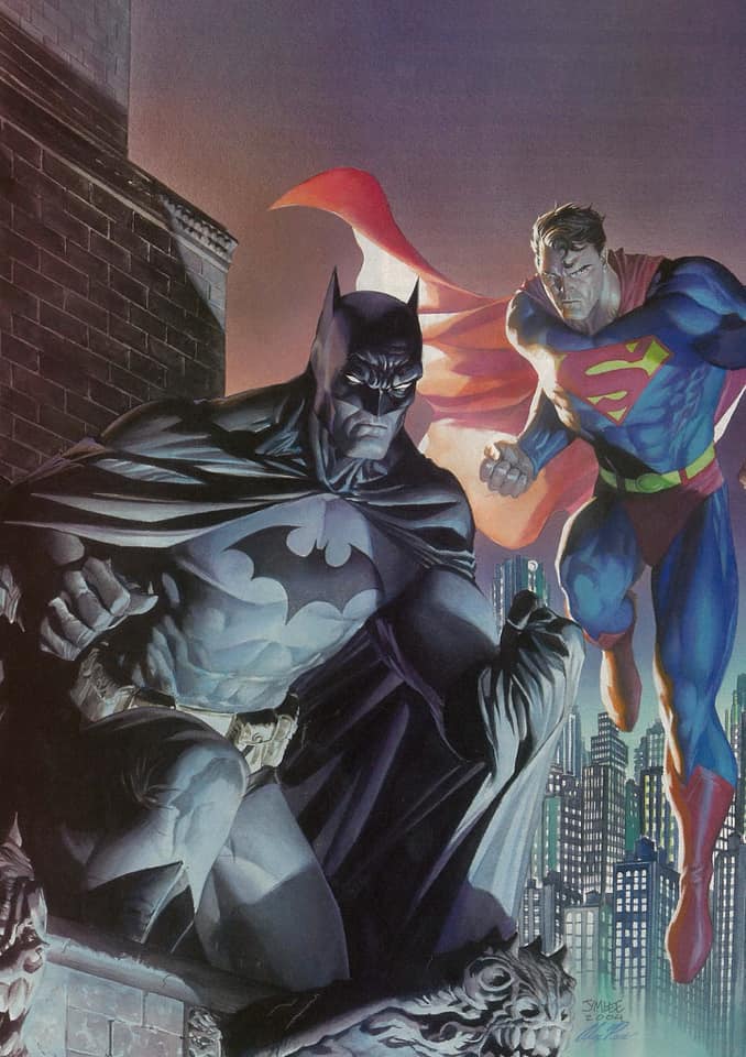 A arte de Alex Ross Batman - Superman - Jim Lee - Blog Farofeiros