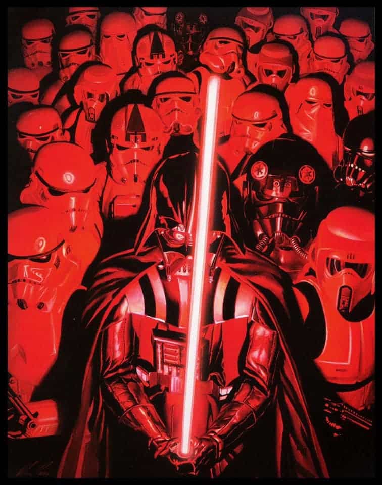 A arte de Alex Ross - Darth Vader - Blog Farofeiros