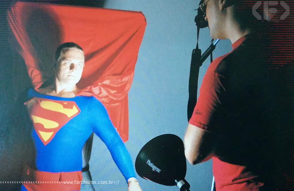 A arte de Alex Ross - Superman - Referência fotográfica - Blog Farofeiros