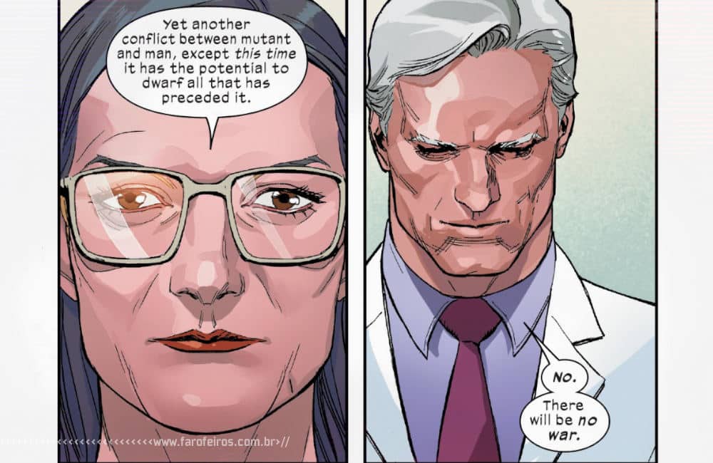 Política com Magneto em X-Men #4 - X-Men #4 - Não haverá guerra - Blog Farofeiros
