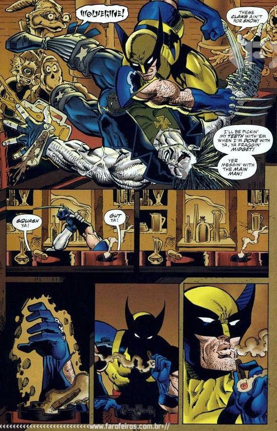 Marvel Versus DC - Wolverine Versus Lobo - última página - Blog Farofeiros