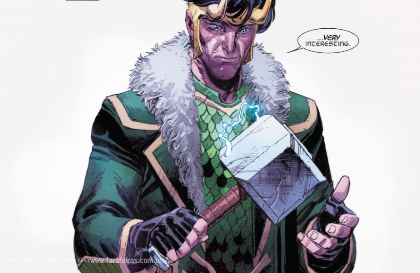 Thor com problemas para manter o martelo em pé - Hammerfall - Loki - Blog Farofeiros