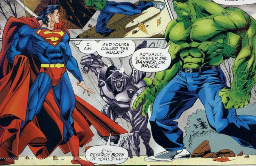 Marvel Vs DC - Final alternativo de Hulk Vs Superman - Blog Farofeiros
