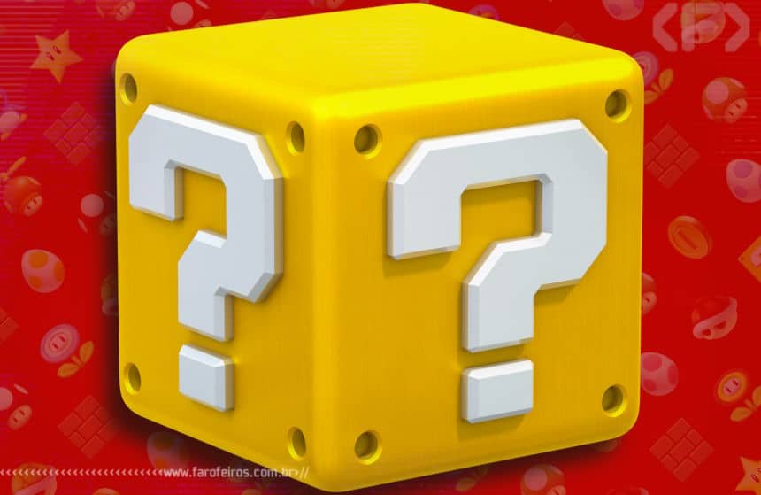 Interrogação do Super Mario - Nintendo - Blog Farofeiros