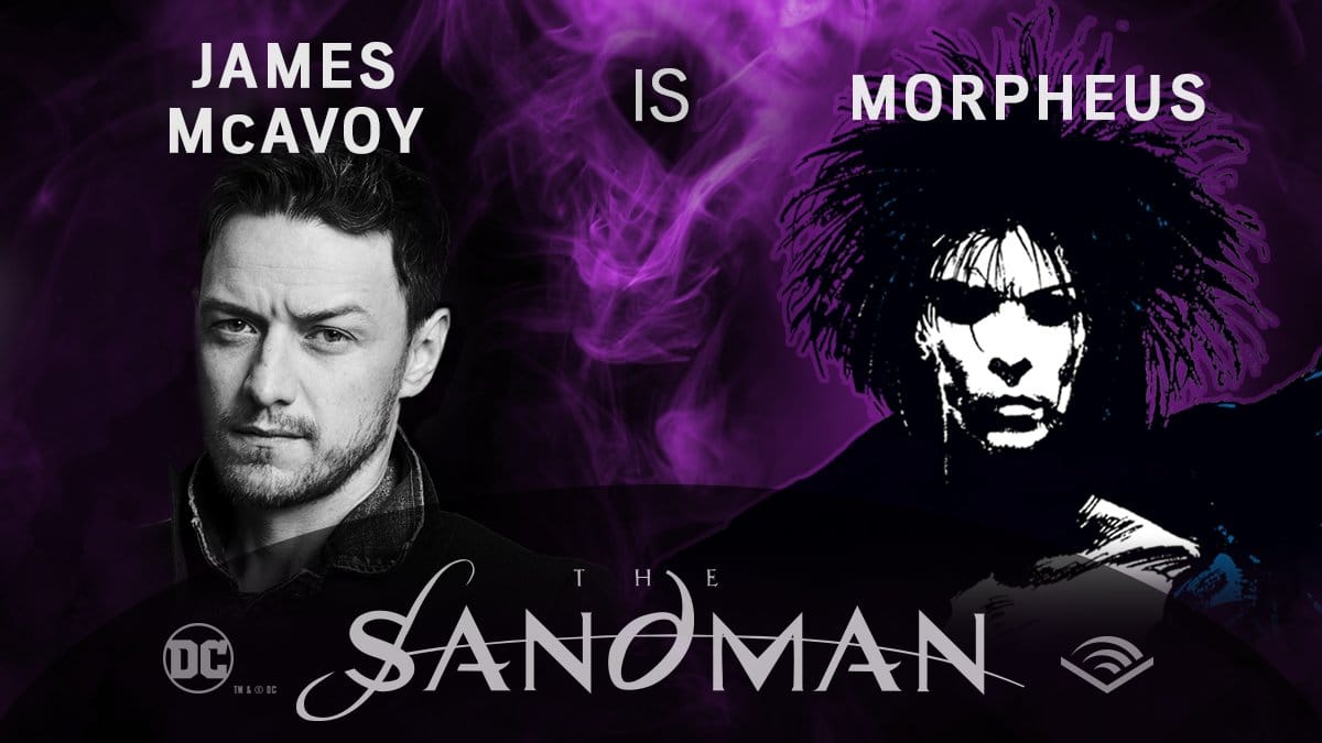 James McAvoy - Morpheus - Sandman em audiobook - Blog Farofeiros