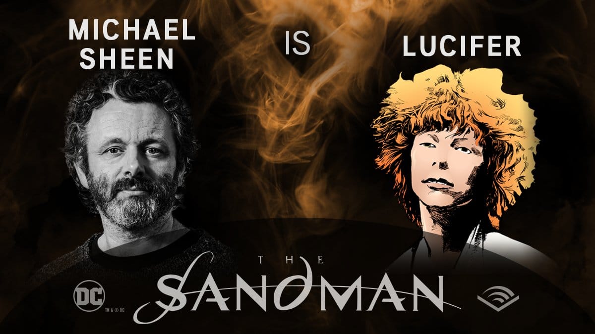 Michael Sheen - Lucifer - Sandman em audiobook - Blog Farofeiros