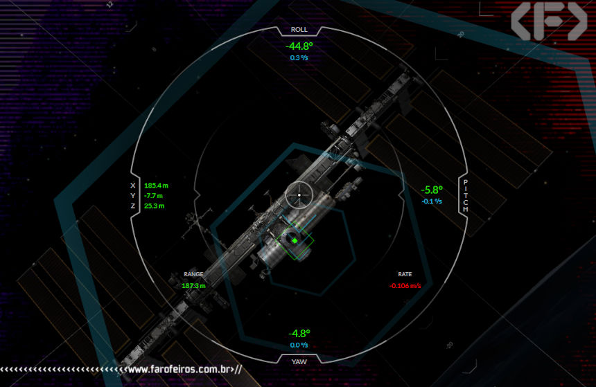Simulador de atracamento da ISS da Space X - Blog Farofeiros
