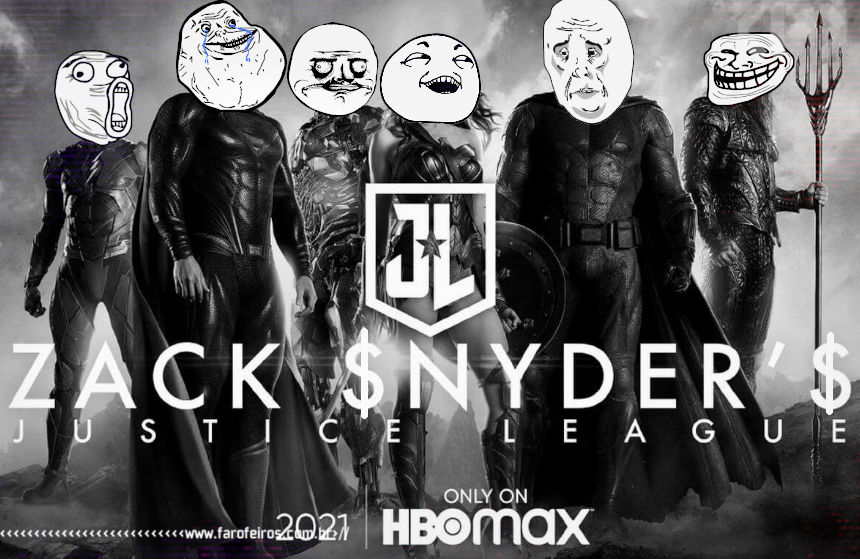 Snyder Cut vai sair na HBO Max - Liga da Justiça - Blog Farofeiros - Memes