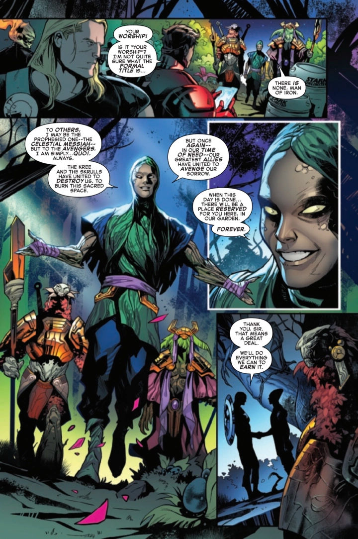 Quarteto Fantástico - Vingadores - Preview de Empyre #1 - Marvel Comics - Blog Farofeiros