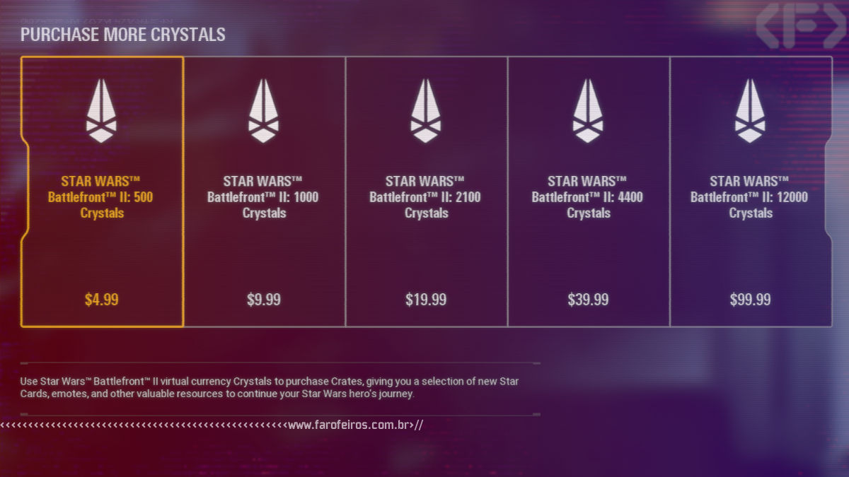 StarWars Battlefront II - Pay To Win - Blog Farofeiros