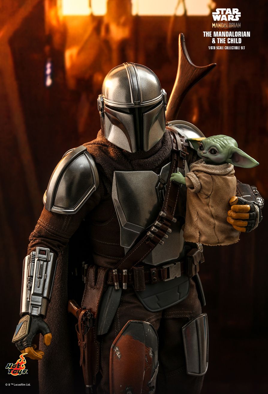 O Mandaloriano da Hot Toys - The Mandalorian and The Child - Star Wars - Blog Farofeiros