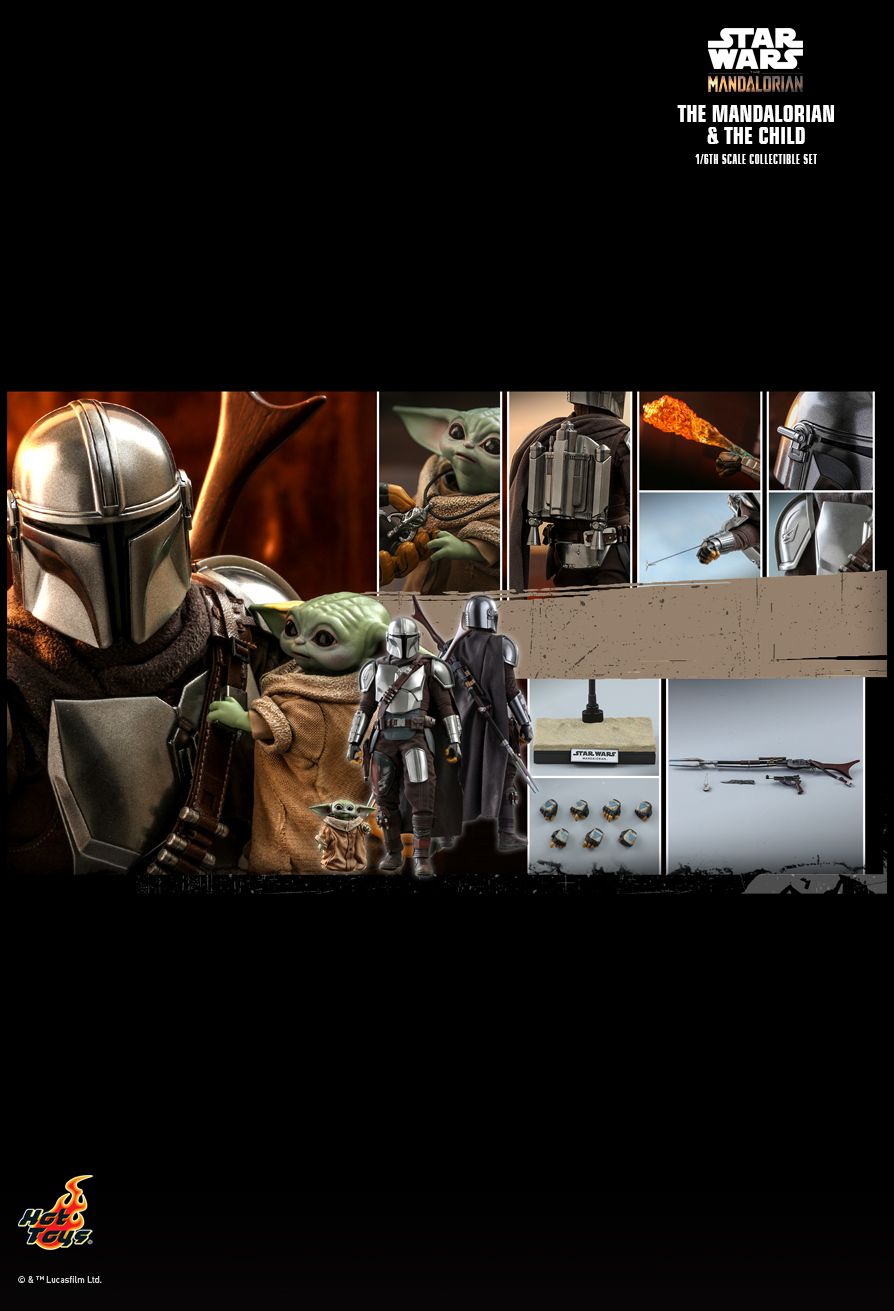 O Mandaloriano da Hot Toys - The Mandalorian and The Child - Star Wars - Blog Farofeiros