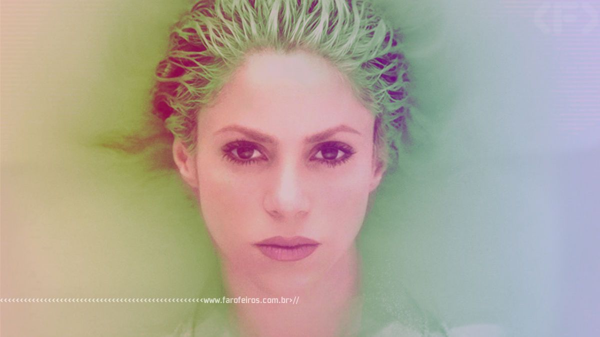 Shakira de cabelo verde - Blog Farofeiros