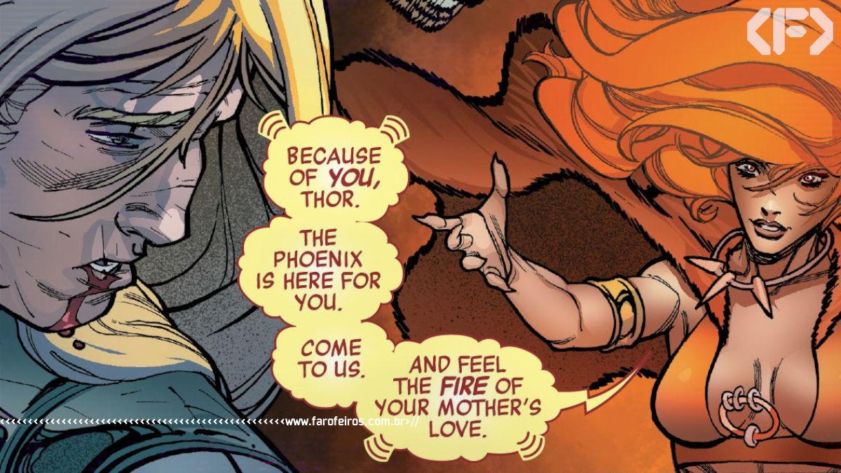 A mãe do Thor mudou - Marvel Comics - Thor - Fênix - Blog Farofeiros