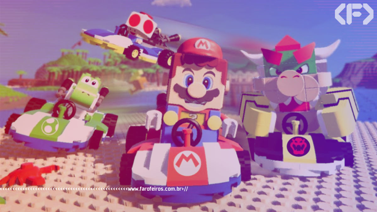 Lego Mario Kart - Super Mario - Blog Farofeiros