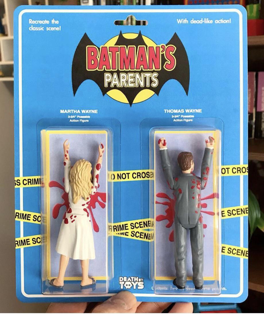 Bonecos dos pais do Batman - Colecionismo - Blog Farofeiros