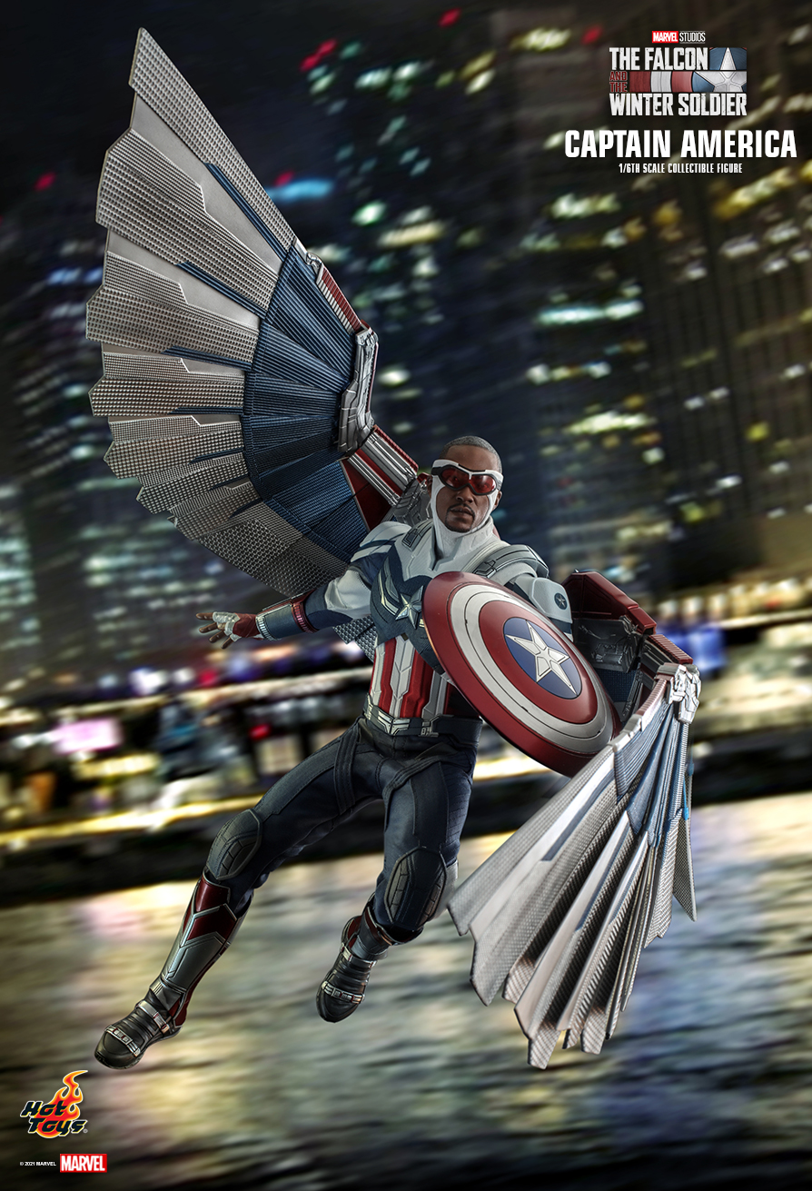 Novo Capitão América da Hot Toys de Falcão e o Soldado Invernal - Marvel Studios - Blog Farofeiros
