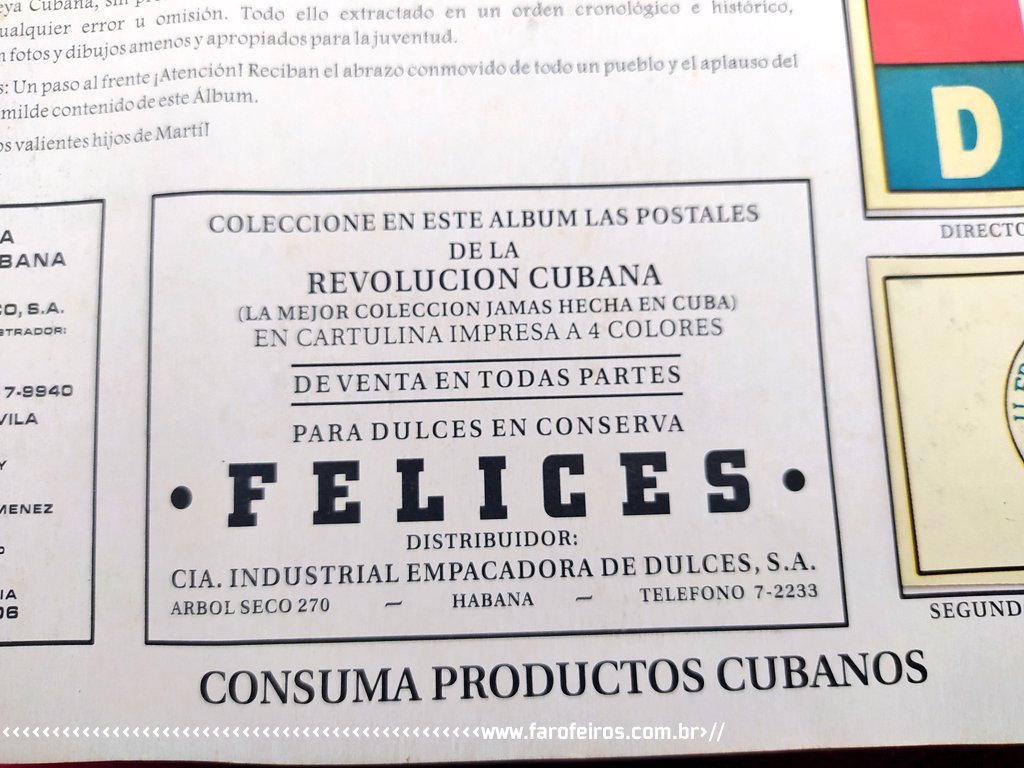 Álbum de figurinhas da Revolução Cubana - Véia dos Causos - Blog Farofeiros